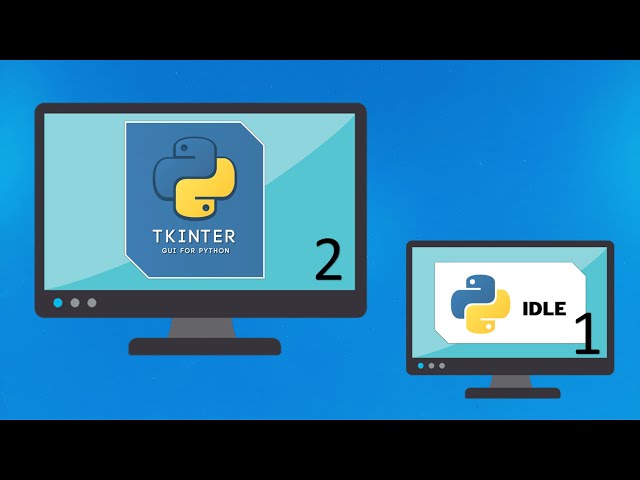 11. Two monitors and two windows in "fullscreen" | IDLE + Tkinter