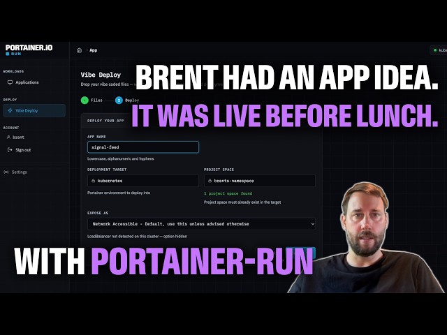 Brent had an app idea. It was live before lunch.