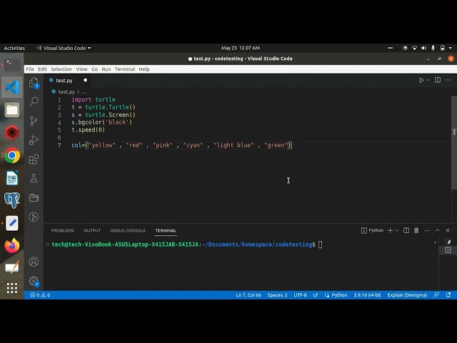 Draw Colorful Flower With Turtle Graphics : Drawing a Flower With python turtle