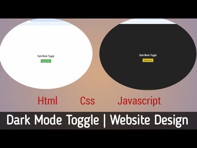 Add a Dark Mode Toggle  | Website Design | #html  #css  #javascript