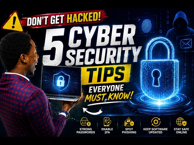 5 cybersecurity tips