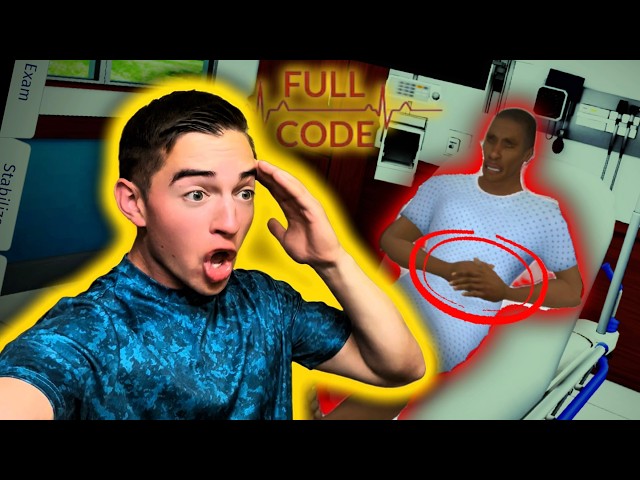 Pre-Med Student TREATS Patient in Medical Simulator (Fails Horribly?) | FULL CODE 2