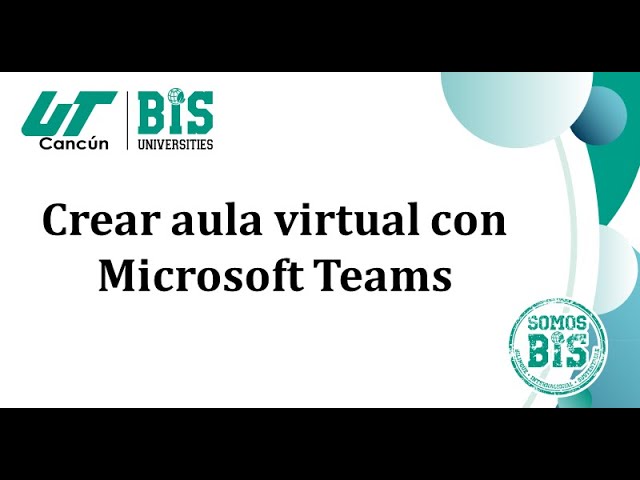 Aula Virtual con Microsoft Teams