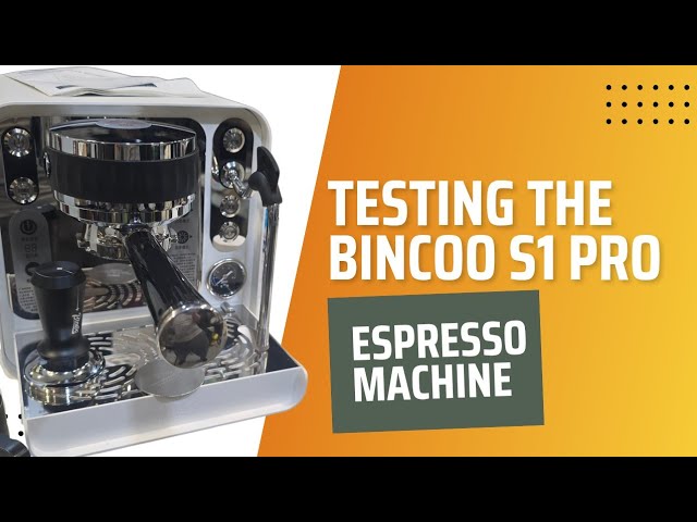 First test | Bincoo S1 Pro Semiautomatic Espresso Machine #bincoo #s1pro