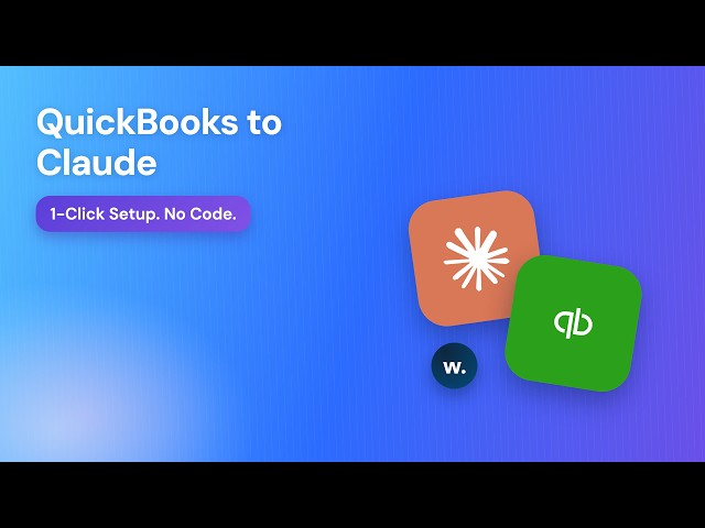 QuickBooks to Claude: 60-Second Setup (No Code, 3 Steps)