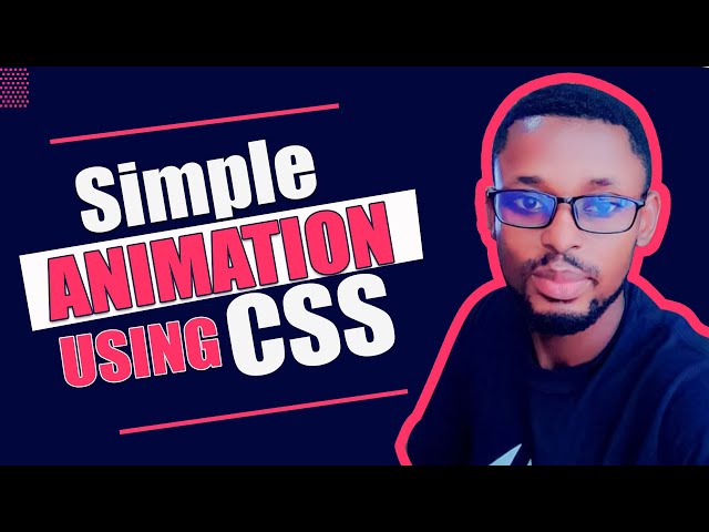 How to create a simple animation using HTML and CSS
