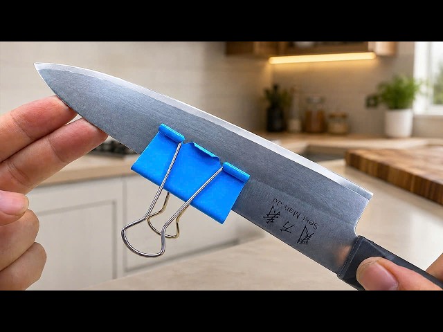 The World's Best Knife Sharpening Technique That Billions of People Don't Know! Simple and Effectiv