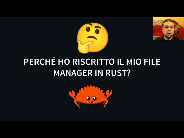 Ho riscritto il mio file manager in Rust, ma non per le ragioni che pensi