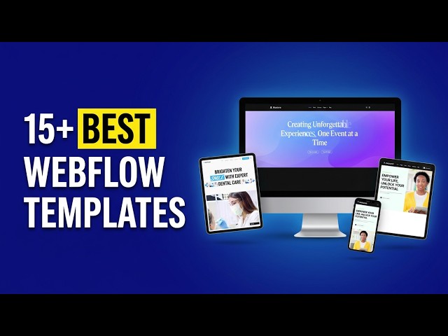 15+ Best Webflow Templates for Every Industry