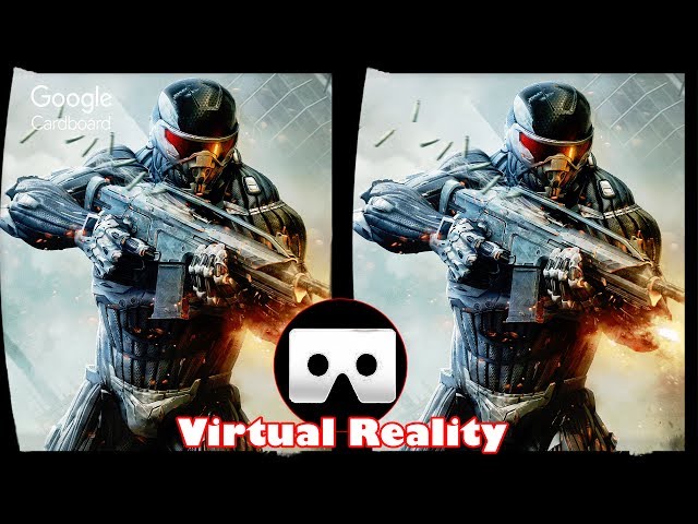 3D Crysis 2 - VR Virtual Reality Vídeo Google Cardboard VR Box