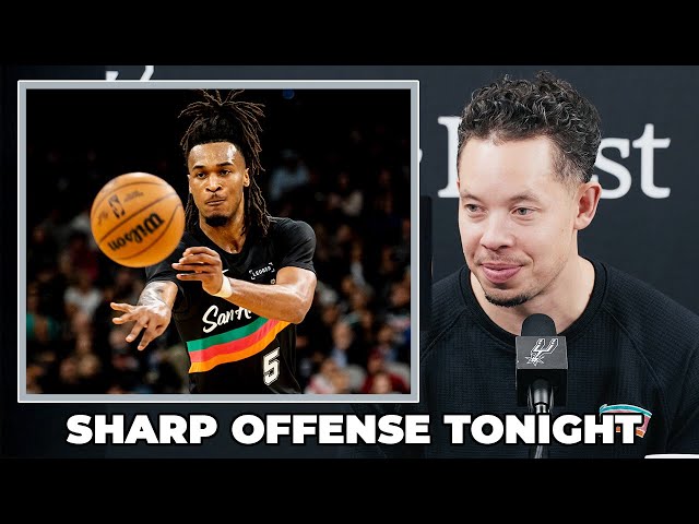 Mitch Johnson on Spurs Sharp Offense Against Bucks