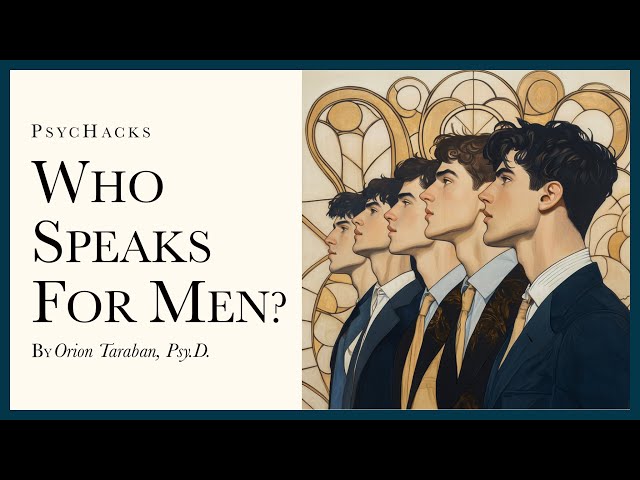 Who speaks for men?: the disappearance of male space