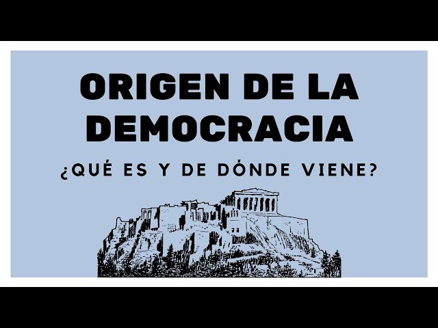 Origin of Democracy: What is it and where does it come from?