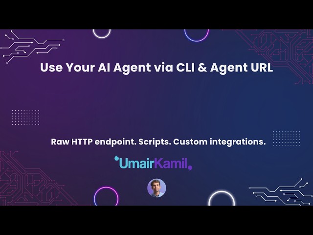 Use Your AI Agent via CLI & Agent URL