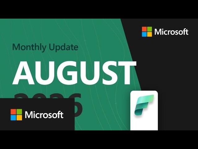 Fabric Update-August 2026