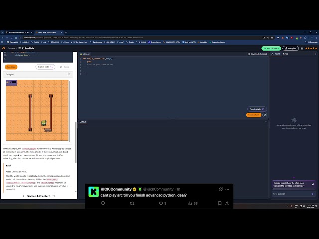 Learning How To Python with Codefinity | LIVE STREAM OCE/AUS