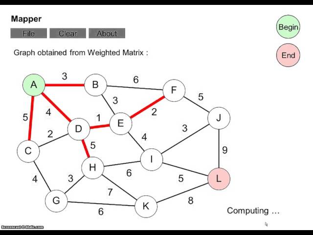 Dijkstra’s Algorithm: Mapper Program