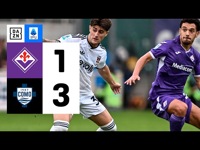 Fiorentina vs Como (1-3) | Resumen y goles | Highlights Serie A