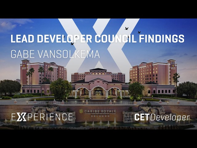 Gabe VanSolkema - Lead Developer Council Findings | Experience 2025