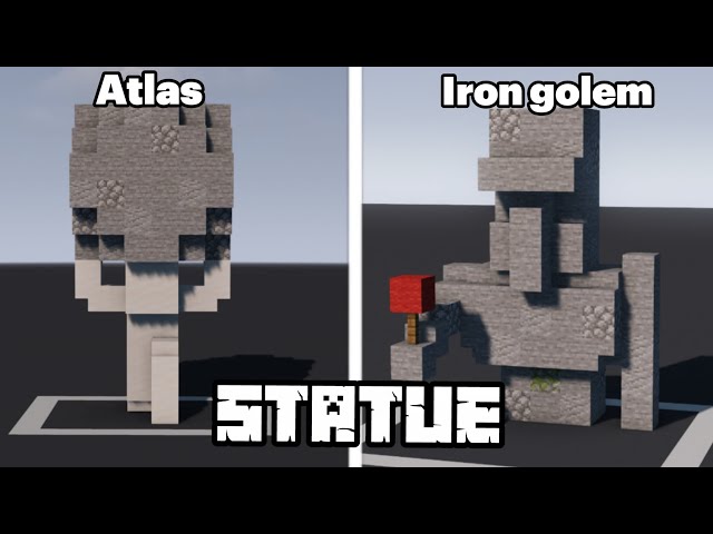 5 Best Minecraft Statue Designs | Tutorial