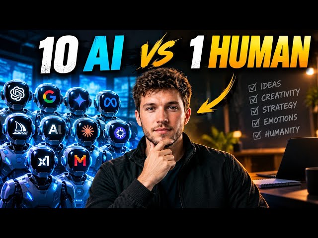 10 AIs vs 1 Human: Who Can Build a Real Business?