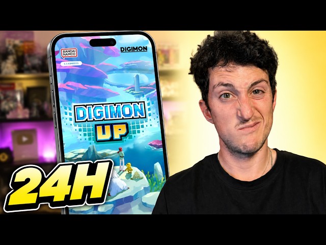 I PLAYED the NEW DIGIMON MOBILE GAME for 24 HOURS