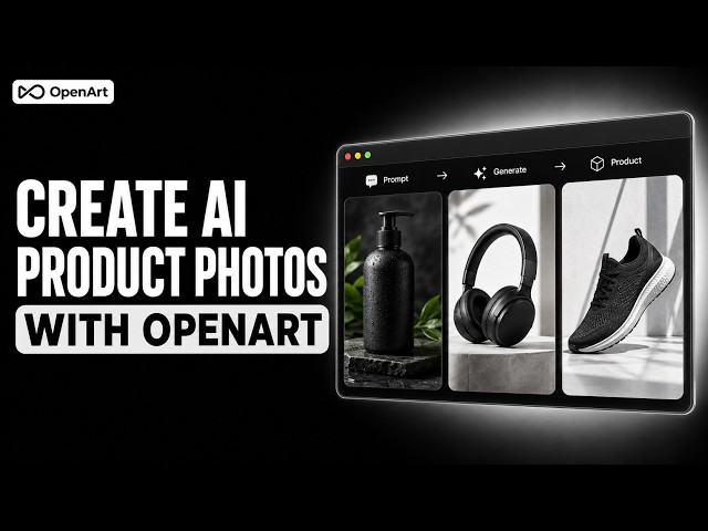 How to Create AI Product Photos with OpenArt (Step-by-Step)