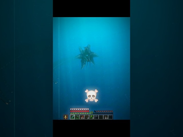 Minecraft sea monsters 💀 #minecraft #shorts
