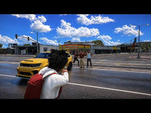 I CHASED Him Down With GLOCK 17 In GTA 5 RP!