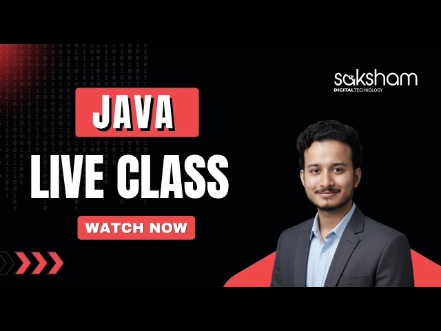 Java class is live #java #education #live #loop #coding #youtubelive