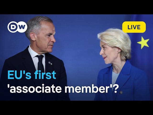 Ursula von der Leyen invites Canada to be EU's first 'associate member' | DW News