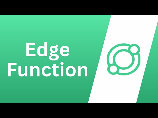 How to use Edge Function in Supabase