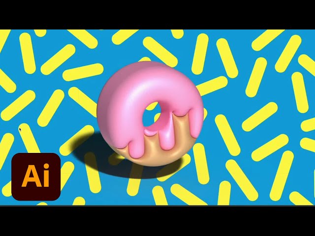 Draw Using Shapes and 3D | Illustrator Illustration Challenge | Adobe Creative Cloud