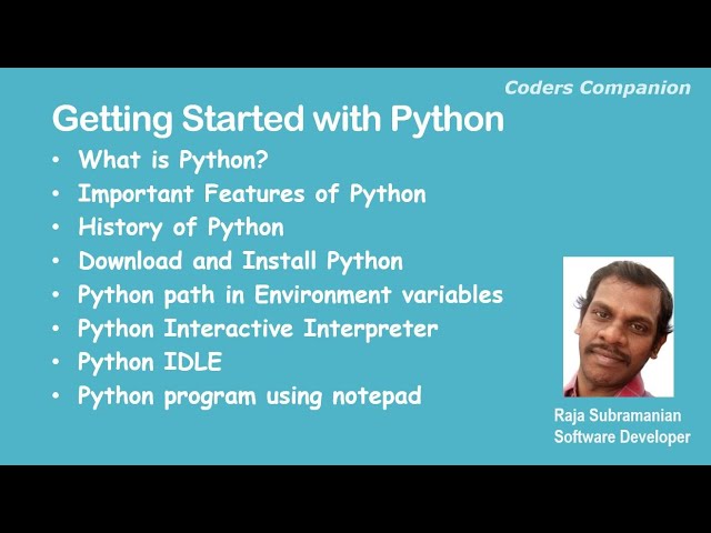 Getting Started with Python