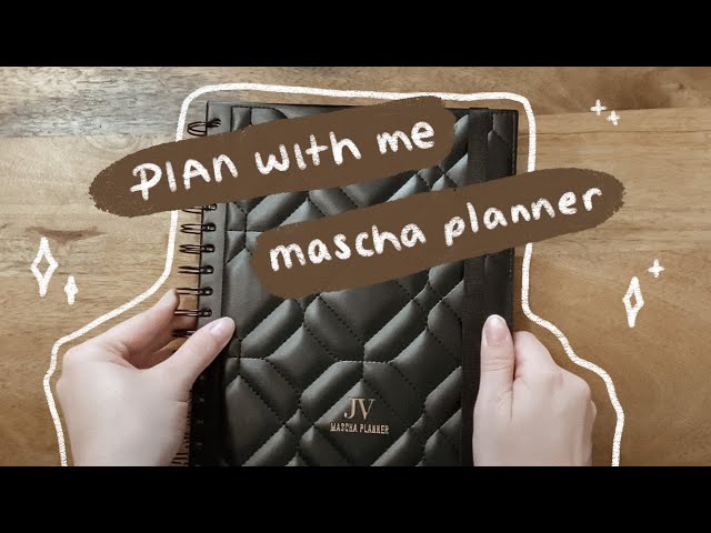 planning in my new mascha planner | plan with me