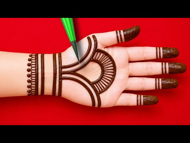 Easy front hand mehndi design | latest stylish simple mehndi design | mehandi ka design | Eid mehndi