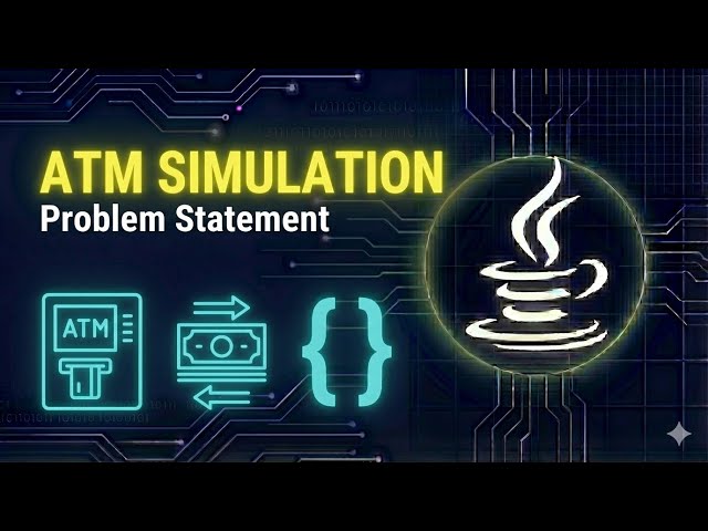 ATM Simulation Project in Java (Full Code) | Java Tutorial for Beginners (Kannada) #18