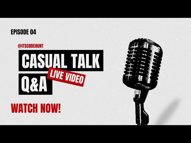 #4 Live Q&A with My Audience 🔴 | Real Talk & Answers | Friday 10:00PM