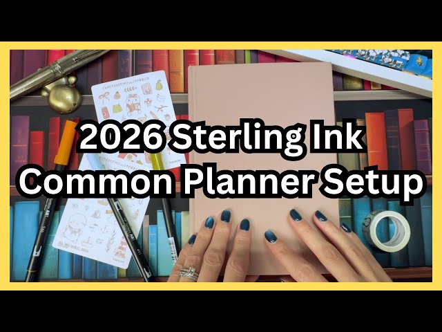 2026 Sterling Ink COMPLETE Common Planner Setup