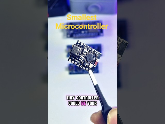 smallest microcontroller esp32 c3 super mini. #Diy #arduino @esp32