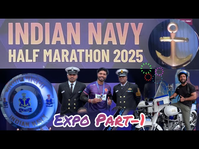 Indian Navy Half Marathon Expo 2025 || Part-1