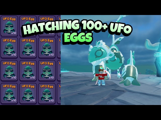 Hatching 100x UFO Eggs Galaxy Event 2026 In Dragon Adventures Roblox