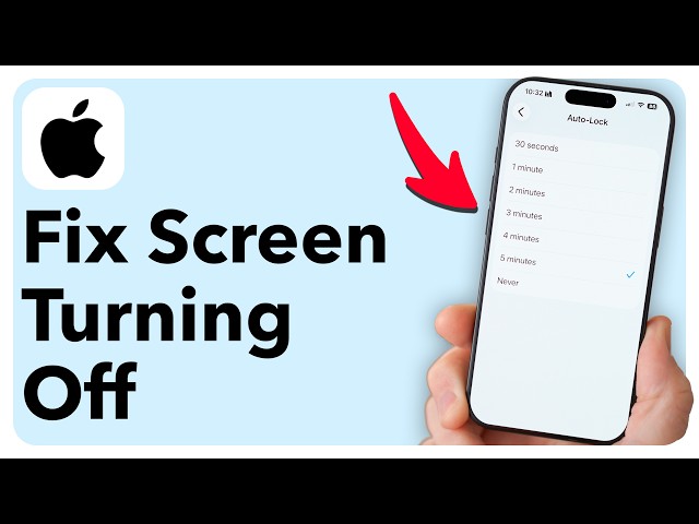 Want To Stop iPhone Screen From Turning Off? Here's How!