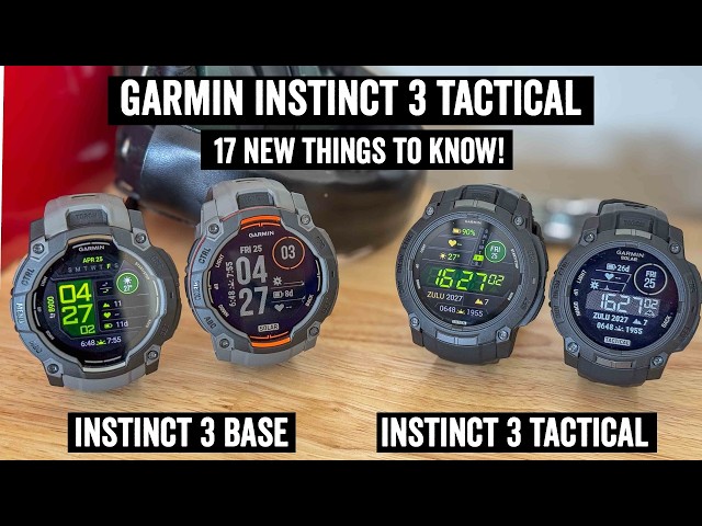 Garmin Instinct 3 Tactical Editions: What's Actually Different?