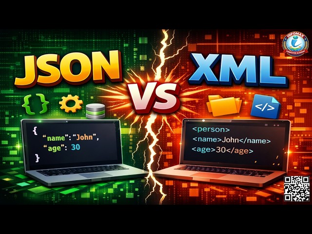 JSON vs XML Explained | Difference Between JSON and XML | Which is Better?