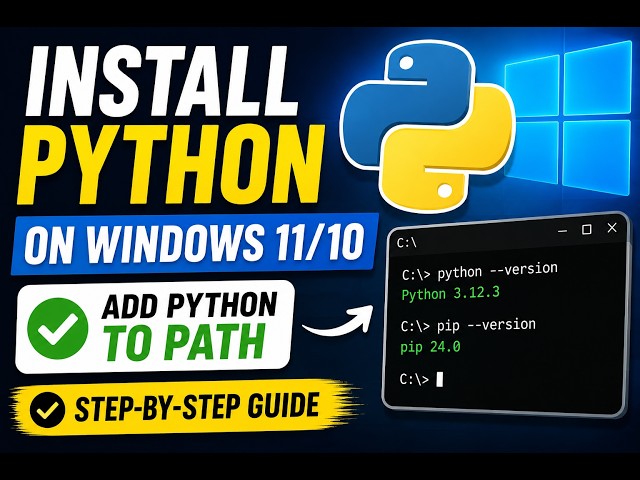 How to Install Python on Windows 10/11 & Add It to PATH