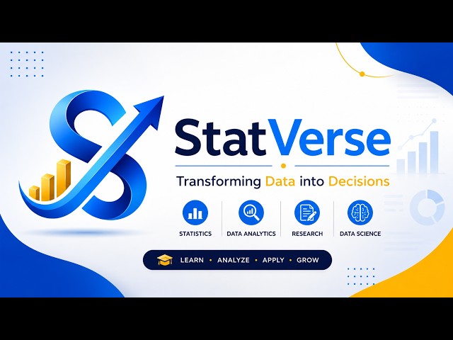 Welcome to StatVerse | Learn Statistics, Data Analytics & Data Science from Scratch