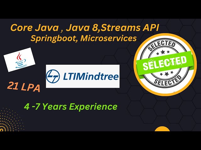 Java Springboot Microservices Interview Questions | LTIMindtree Java Interview #java #ltimindtree