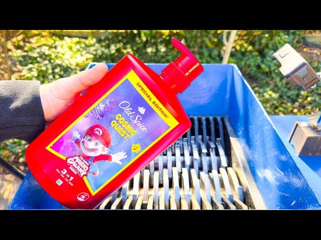 Super Mario Shower Gel vs Shredder — WHAT HAPPENS?!