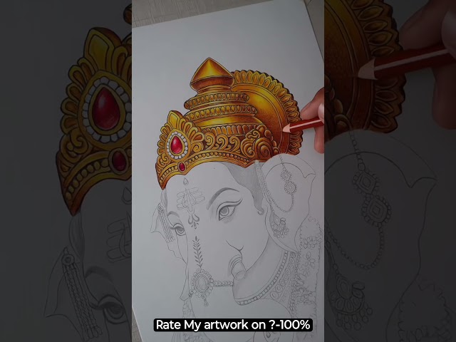 Lord ganesh pencil drawing sketch art #art #drawing #artist